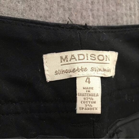 Madison silhouette slimming black pant size 4 - Picture 4 of 7